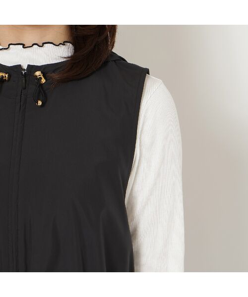 Rose Tiara / ローズティアラ ベスト | 【人気追加】【LIMONTA】【防水/防風/透湿/花粉防止】フレアジレ | 詳細8