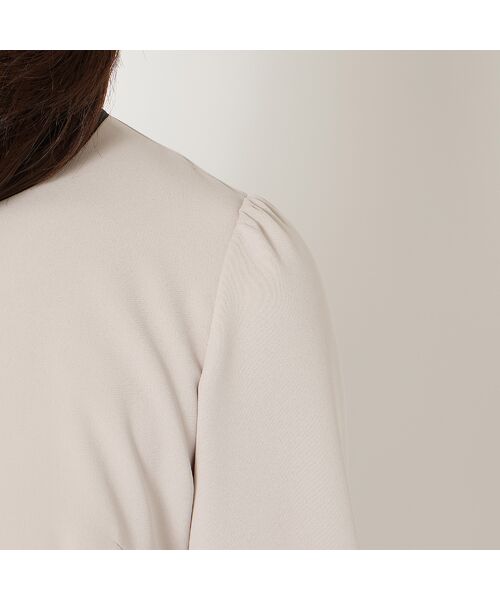 Rose Tiara / ローズティアラ ミニ丈・ひざ丈ワンピース | 【接触冷感/シワになりにくい】サイド切替えワンピース | 詳細14