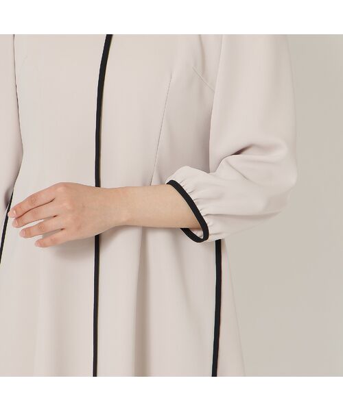 Rose Tiara / ローズティアラ ミニ丈・ひざ丈ワンピース | 【接触冷感/シワになりにくい】サイド切替えワンピース | 詳細15