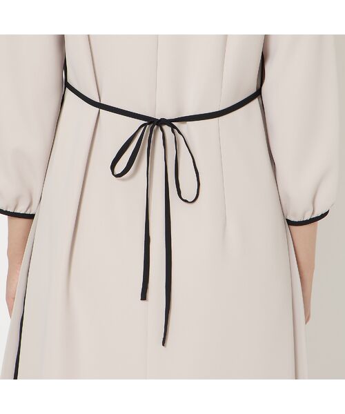 Rose Tiara / ローズティアラ ミニ丈・ひざ丈ワンピース | 【接触冷感/シワになりにくい】サイド切替えワンピース | 詳細17