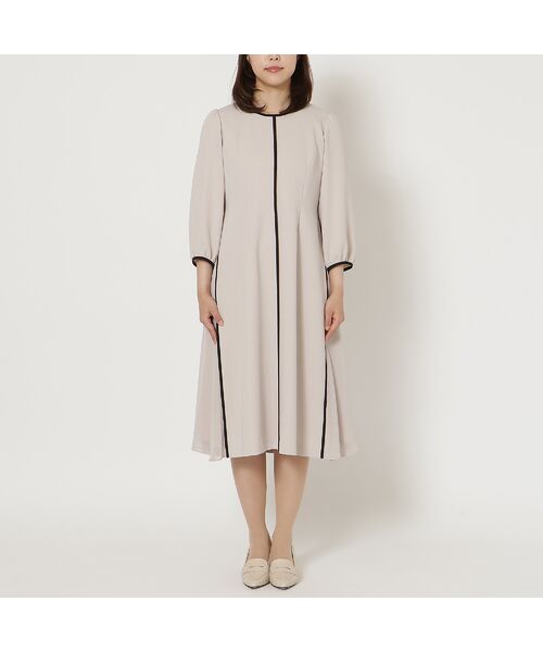 Rose Tiara / ローズティアラ ミニ丈・ひざ丈ワンピース | 【接触冷感/シワになりにくい】サイド切替えワンピース | 詳細10