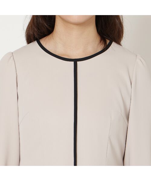 Rose Tiara / ローズティアラ ミニ丈・ひざ丈ワンピース | 【接触冷感/シワになりにくい】サイド切替えワンピース | 詳細13