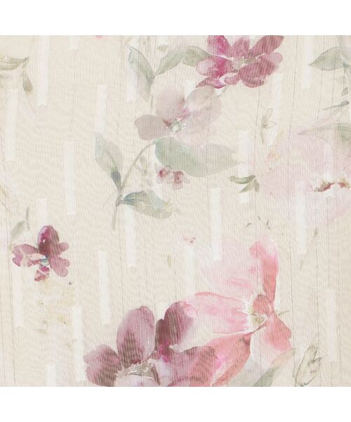 Rose Tiara / ローズティアラ ミニ丈・ひざ丈ワンピース | ラメストライプフラワープリントワンピース | 詳細18