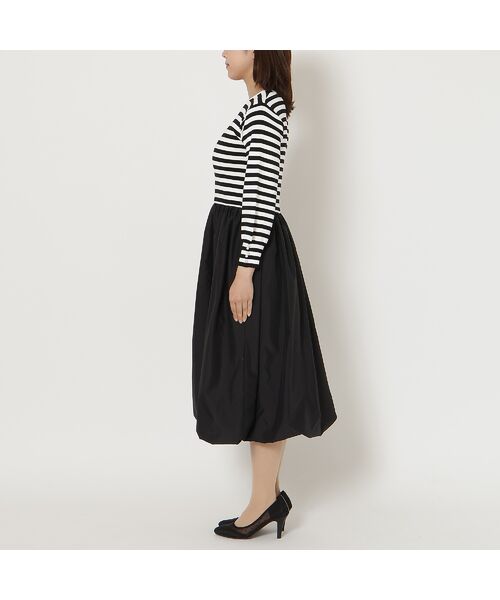 Rose Tiara / ローズティアラ ミニ丈・ひざ丈ワンピース | ニットドッキングワンピース | 詳細6