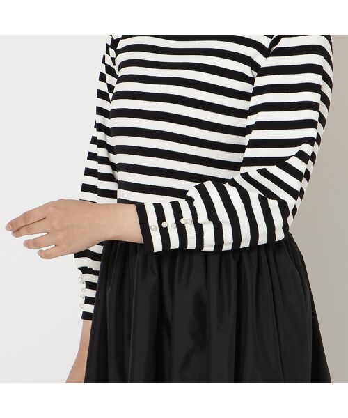 Rose Tiara / ローズティアラ ミニ丈・ひざ丈ワンピース | ニットドッキングワンピース | 詳細10