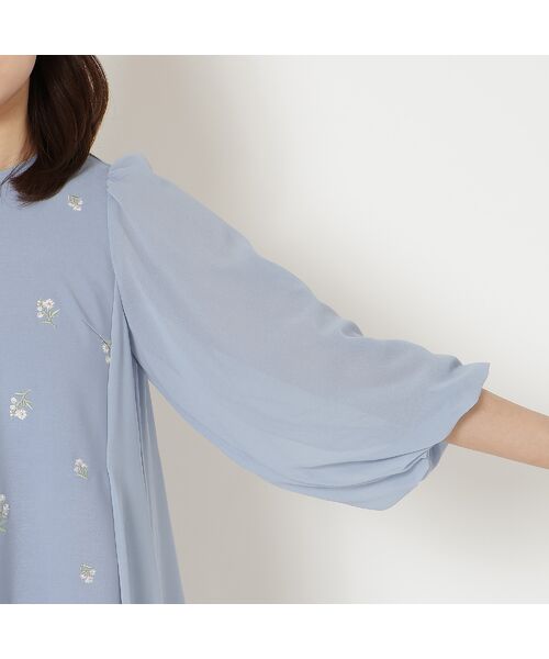 Rose Tiara / ローズティアラ シャツ・ブラウス | 小花刺繍バルーンスリーブチュニック | 詳細11