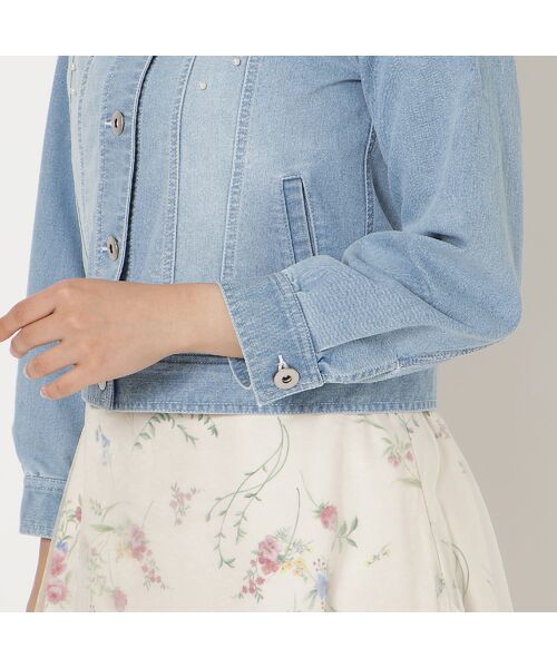 Rose Tiara / ローズティアラ Gジャン・デニムジャケット | パールスタッズGジャン | 詳細10