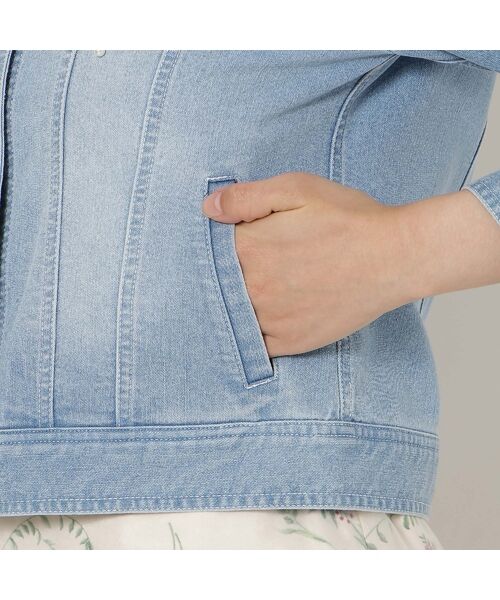 Rose Tiara / ローズティアラ Gジャン・デニムジャケット | パールスタッズGジャン | 詳細11