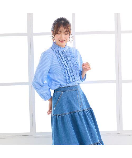 Rose Tiara / ローズティアラ シャツ・ブラウス | 【シワになりにくい】フリルブラウス | 詳細6