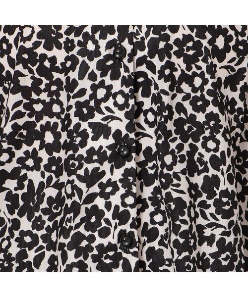 Rose Tiara / ローズティアラ シャツ・ブラウス | 【セットアップ対応】フラワーパターンフリル襟ブラウス | 詳細10