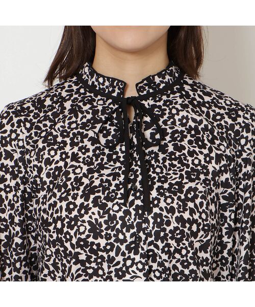 Rose Tiara / ローズティアラ シャツ・ブラウス | 【セットアップ対応】フラワーパターンフリル襟ブラウス | 詳細6