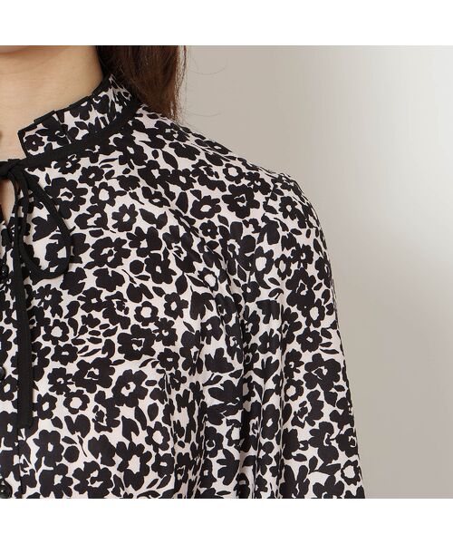 Rose Tiara / ローズティアラ シャツ・ブラウス | 【セットアップ対応】フラワーパターンフリル襟ブラウス | 詳細7