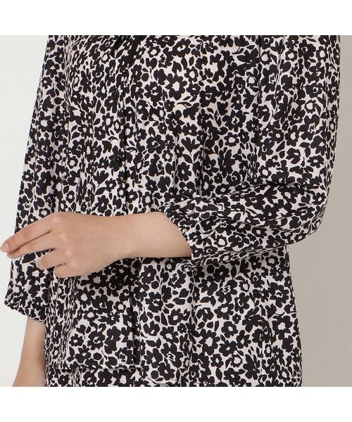 Rose Tiara / ローズティアラ シャツ・ブラウス | 【セットアップ対応】フラワーパターンフリル襟ブラウス | 詳細8