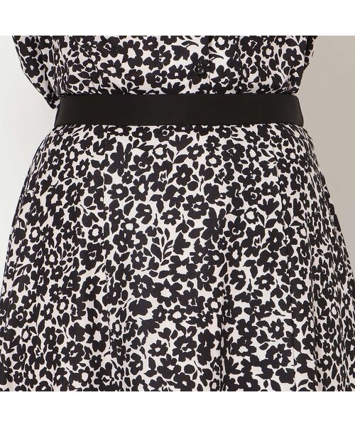 Rose Tiara / ローズティアラ ミニ・ひざ丈スカート | 【セットアップ対応】フラワーパターンフレアスカート | 詳細6