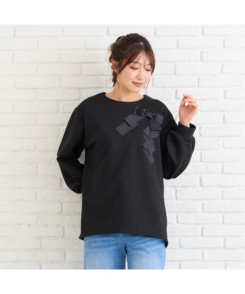 Rose Tiara / ローズティアラ カットソー | リボンプルオーバー | 詳細6