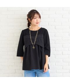 Rose Tiara / ローズティアラ カットソー | 【人気デザイン】レイヤード風カットソー