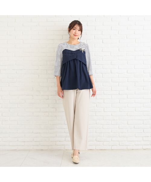 Rose Tiara / ローズティアラ カットソー | 【人気デザイン】レイヤード風カットソー | 詳細2