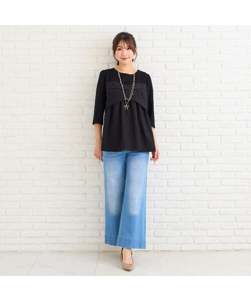 Rose Tiara / ローズティアラ カットソー | 【人気デザイン】レイヤード風カットソー | 詳細5