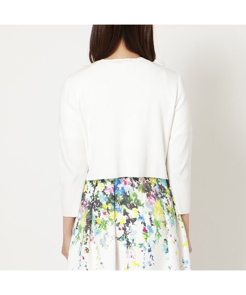 Rose Tiara / ローズティアラ ニット・セーター | オーガンジーフラワーニットカーディガン | 詳細7