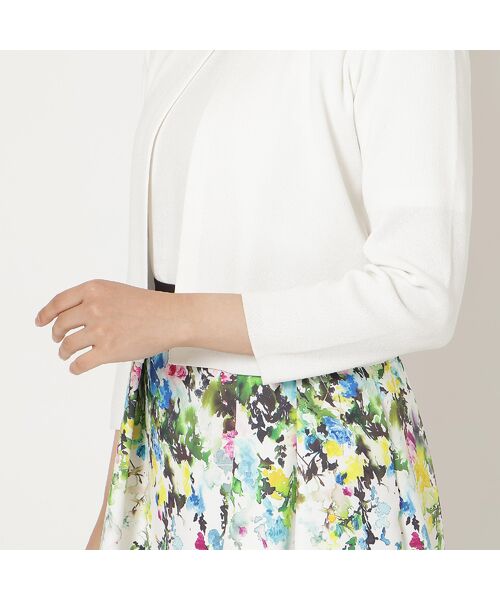 Rose Tiara / ローズティアラ ニット・セーター | オーガンジーフラワーニットカーディガン | 詳細10