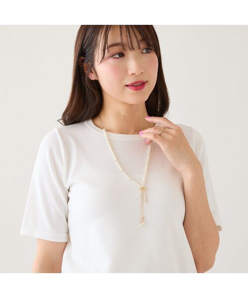 Rose Tiara / ローズティアラ ネックレス・ペンダント・チョーカー | リボンスライド式ネックレス | 詳細3