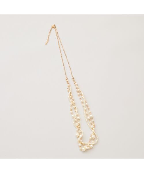 Rose Tiara / ローズティアラ ネックレス・ペンダント・チョーカー | 【2way】ツイストパール調ビーズネックレス | 詳細3