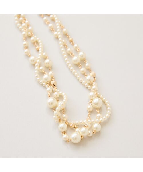 Rose Tiara / ローズティアラ ネックレス・ペンダント・チョーカー | 【2way】ツイストパール調ビーズネックレス | 詳細4