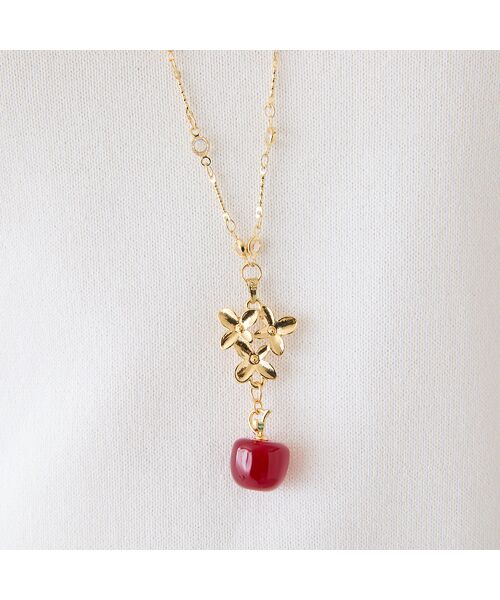 Rose Tiara / ローズティアラ ネックレス・ペンダント・チョーカー | リンゴのネックレス | 詳細2