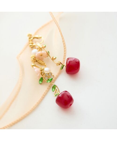 Rose Tiara / ローズティアラ ネックレス・ペンダント・チョーカー | リンゴのイヤリング | 詳細1