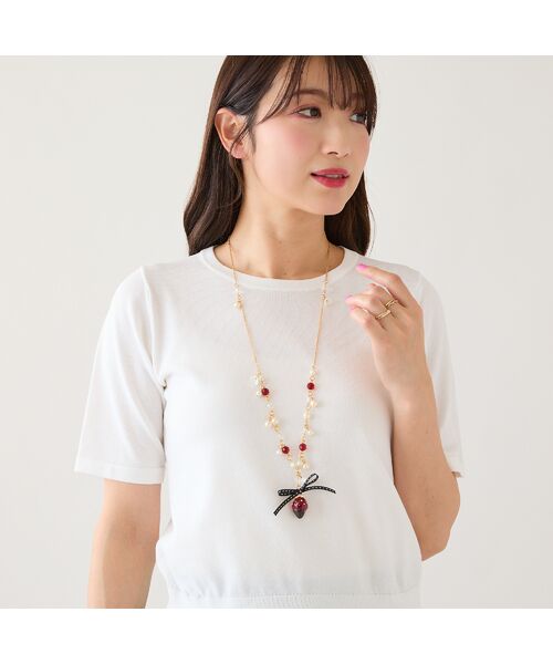 Rose Tiara / ローズティアラ ネックレス・ペンダント・チョーカー | チョコがけいちごのネックレス | 詳細3