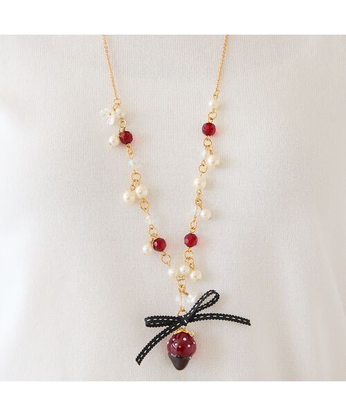 Rose Tiara / ローズティアラ ネックレス・ペンダント・チョーカー | チョコがけいちごのネックレス | 詳細4