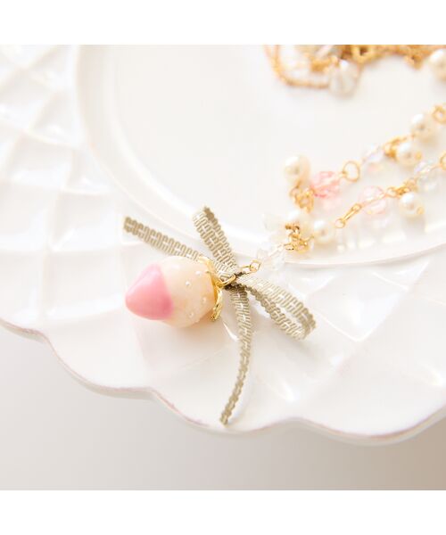 Rose Tiara / ローズティアラ ネックレス・ペンダント・チョーカー | チョコがけいちごのネックレス | 詳細5