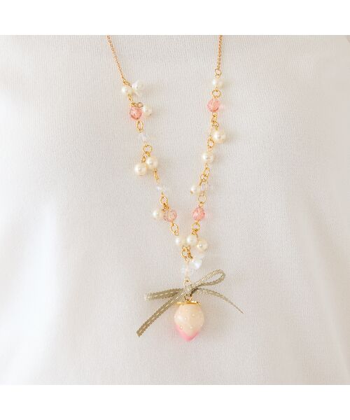 Rose Tiara / ローズティアラ ネックレス・ペンダント・チョーカー | チョコがけいちごのネックレス | 詳細7