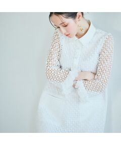 Rose Tiara / ローズティアラ ミニ丈・ひざ丈ワンピース | ラグジュアリーレースワンピース