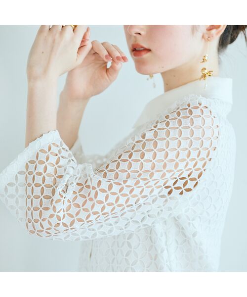 Rose Tiara / ローズティアラ ミニ丈・ひざ丈ワンピース | ラグジュアリーレースワンピース | 詳細11