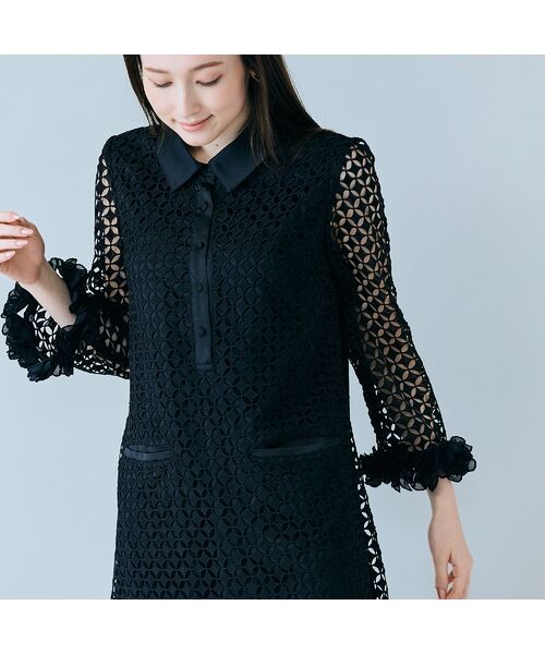 Rose Tiara / ローズティアラ ミニ丈・ひざ丈ワンピース | ラグジュアリーレースワンピース | 詳細14