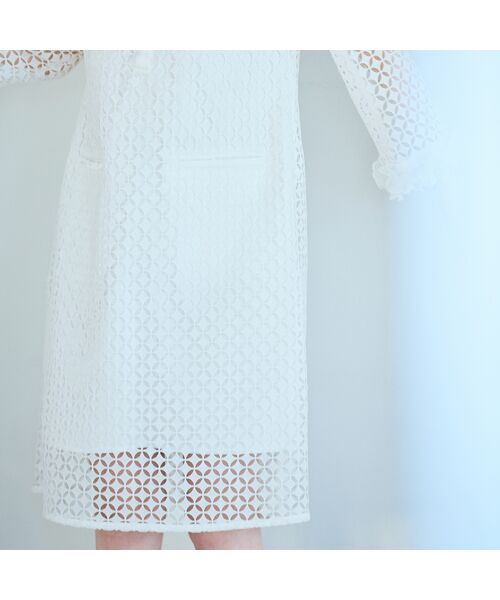 Rose Tiara / ローズティアラ ミニ丈・ひざ丈ワンピース | ラグジュアリーレースワンピース | 詳細4