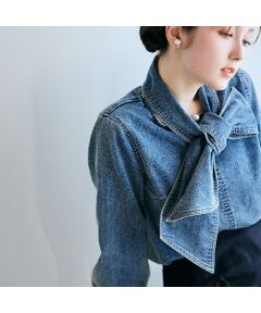 Rose Tiara / ローズティアラ シャツ・ブラウス | ライトデニムカラーステッチブラウス