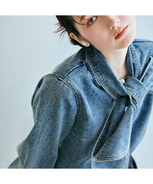 Rose Tiara / ローズティアラ シャツ・ブラウス | ライトデニムカラーステッチブラウス | 詳細9