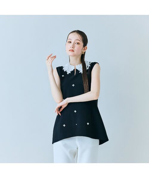 Rose Tiara / ローズティアラ シャツ・ブラウス | 2WAYノースリーブブラウス | 詳細7