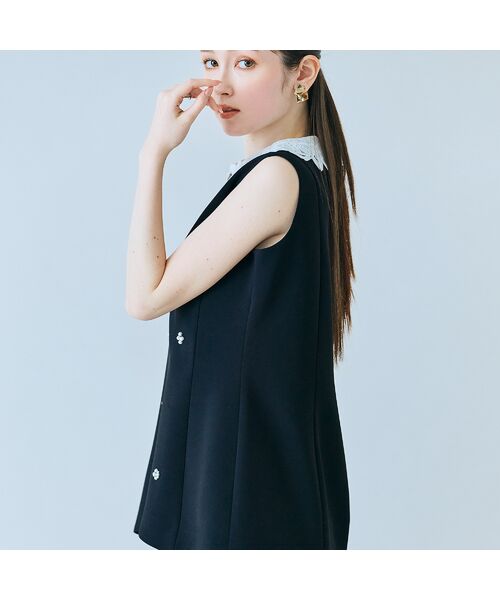 Rose Tiara / ローズティアラ シャツ・ブラウス | 2WAYノースリーブブラウス | 詳細9