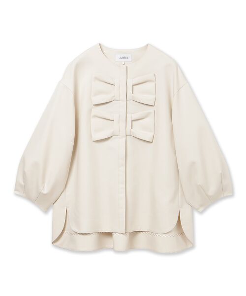 Rose Tiara / ローズティアラ ノーカラージャケット | ダブルリボンジャケット | 詳細17