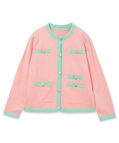 Rose Tiara / ローズティアラ ニット・セーター | バイカラーパイピングニットアンサンブル | 詳細16