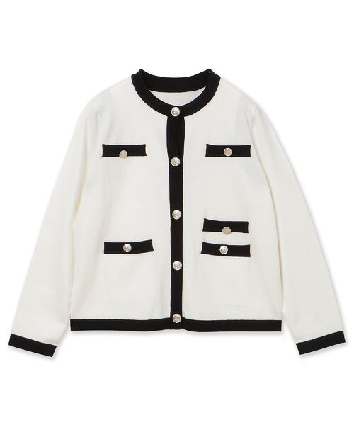 Rose Tiara / ローズティアラ ニット・セーター | バイカラーパイピングニットアンサンブル | 詳細15