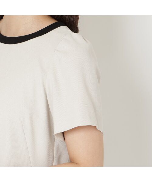 Rose Tiara / ローズティアラ ミニ丈・ひざ丈ワンピース | 【接触冷感/イージーケア】リネンライクバックリボンワンピース | 詳細11