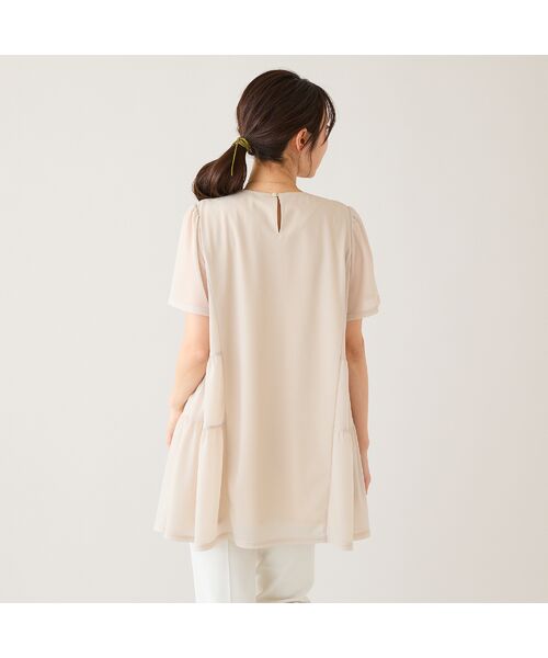 Rose Tiara / ローズティアラ シャツ・ブラウス | 【セットアップ対応】サイドティアード切替シアーチュニック | 詳細5