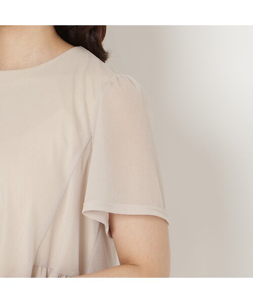 Rose Tiara / ローズティアラ シャツ・ブラウス | 【セットアップ対応】サイドティアード切替シアーチュニック | 詳細12