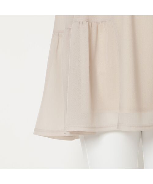 Rose Tiara / ローズティアラ シャツ・ブラウス | 【セットアップ対応】サイドティアード切替シアーチュニック | 詳細14