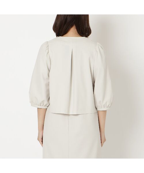 Rose Tiara / ローズティアラ ノーカラージャケット | 【UVカット/イージーケア】ノーカラージャケット | 詳細10