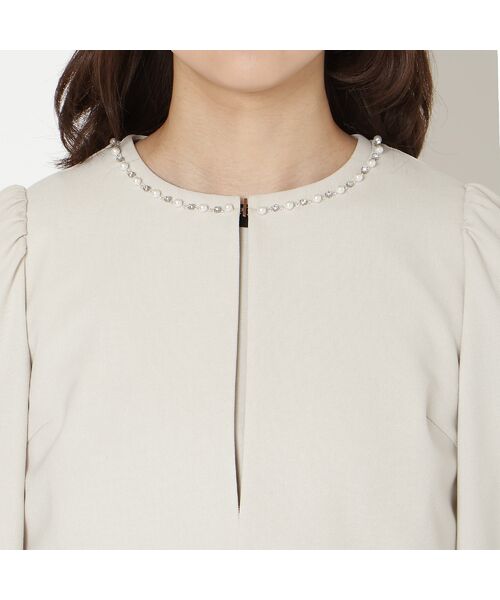 Rose Tiara / ローズティアラ ノーカラージャケット | 【UVカット/イージーケア】ノーカラージャケット | 詳細11